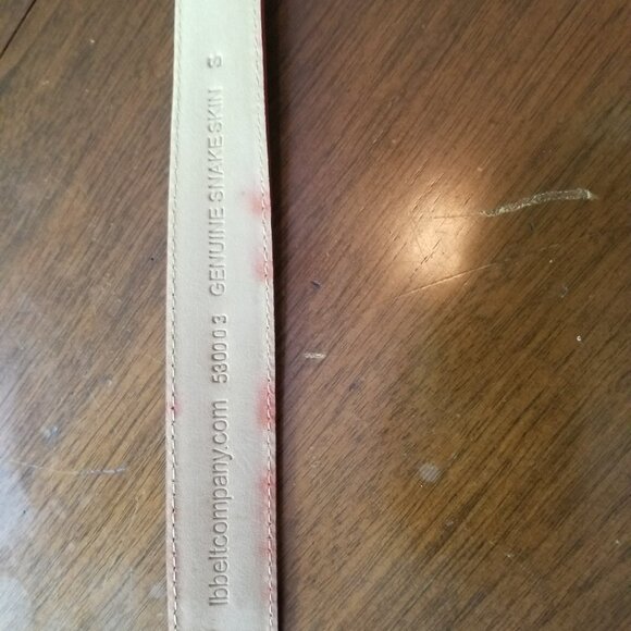 LB belt company leather belt - Picture 4 of 4